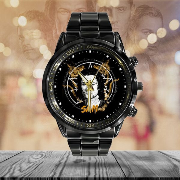 Supernatural Black Stainless Steel Watch - ANHNV 4611