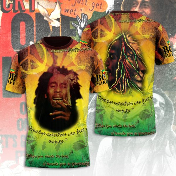 Bob Marley 3D Apparel - ANHNV 4628