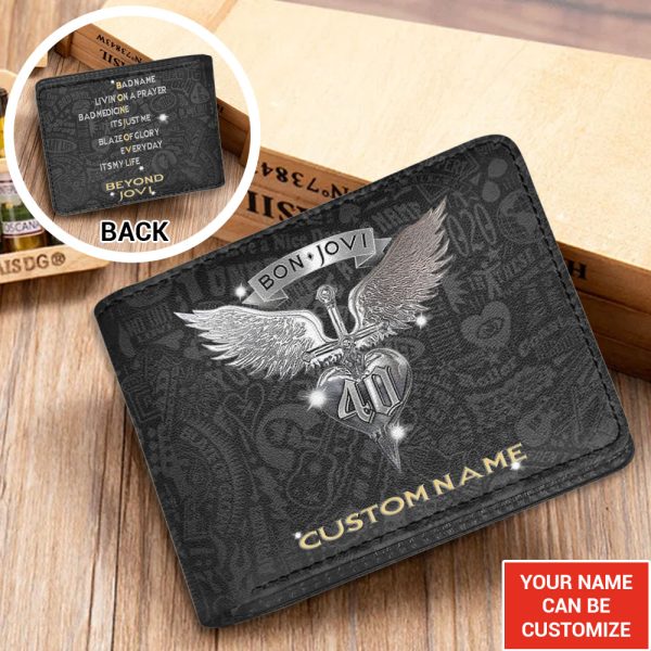 Personalized Bon Jovi 3D Printed Wallet - TANTN 6502