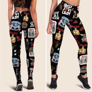 Bon Jovi Criss-Cross Leggings - MAITM 6717