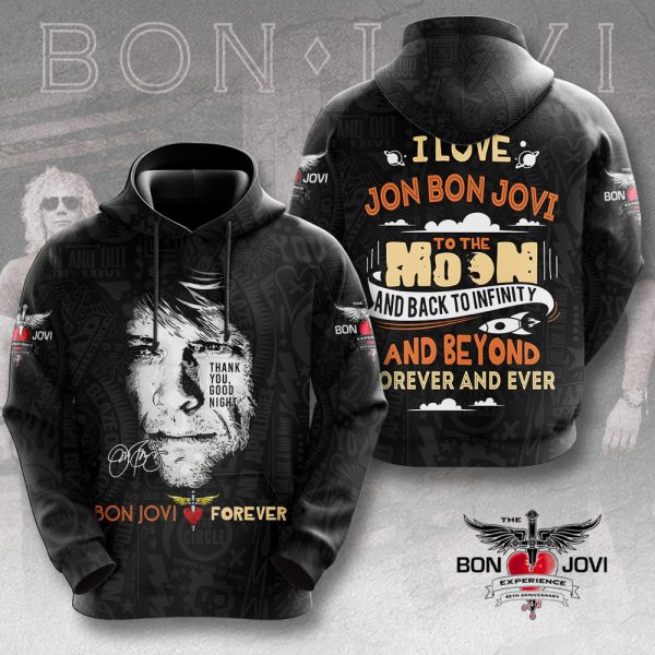 Bon Jovi 3D Apparel - HUANNM 5136