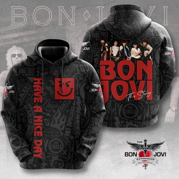 Bon Jovi 3D Apparel - HUANNM 5137