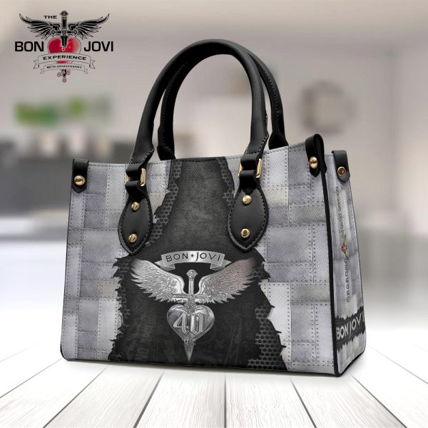 Bon Jovi Leather HandBag - HUANNM 4985.1