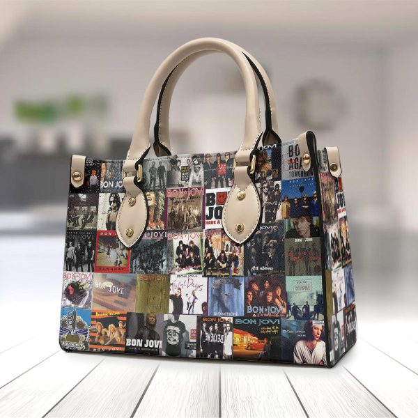 Bon Jovi Leather HandBag - HUANNM 5076.1