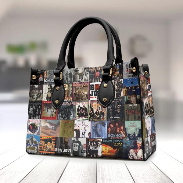 Bon Jovi Leather HandBag - HUANNM 5076.1