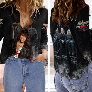 Bon Jovi 3D Linen Shirt - HUANNM 5154.1