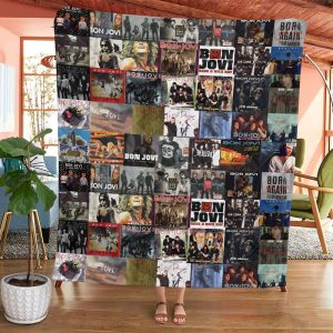 Bon Jovi Quilt Blanket - HUANNM 5076