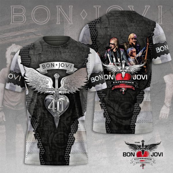 Bon Jovi 3D T-Shirt - HUANNM 4977