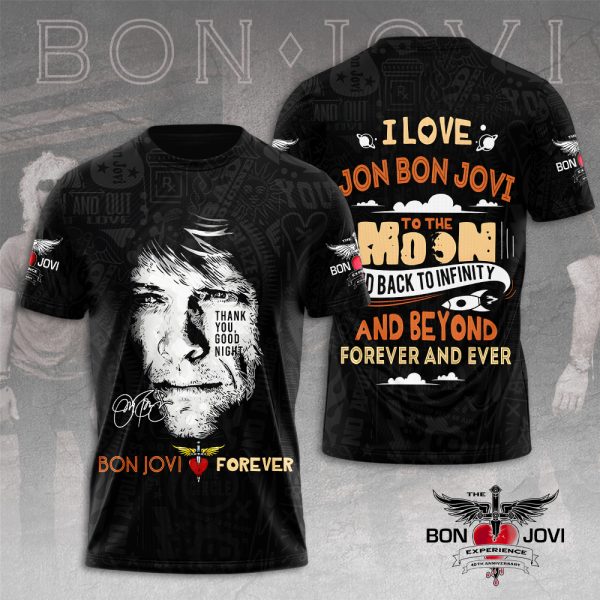 Bon Jovi 3D Apparel - HUANNM 5136