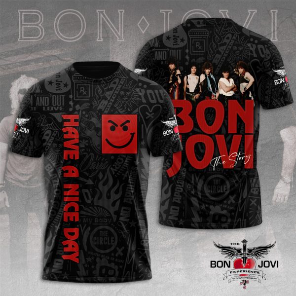 Bon Jovi 3D Apparel - HUANNM 5137