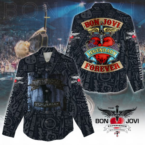 Bon Jovi 3D Linen Shirt - HUANNM 4994.1