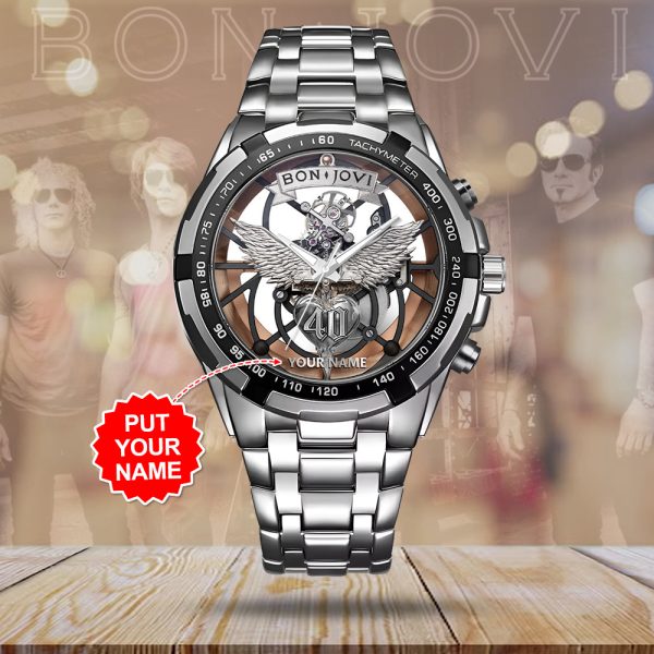 Personalized Bon Jovi Alloy Quartz Watch - GNE 418