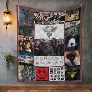 Bon Jovi Quilt Blanket - HOATT 4834