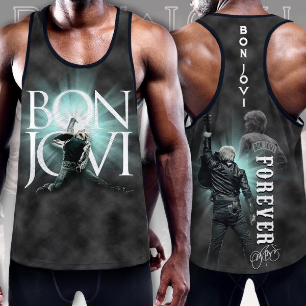 Bon Jovi Y-Back Muscle Tank Top - MAITM 6774