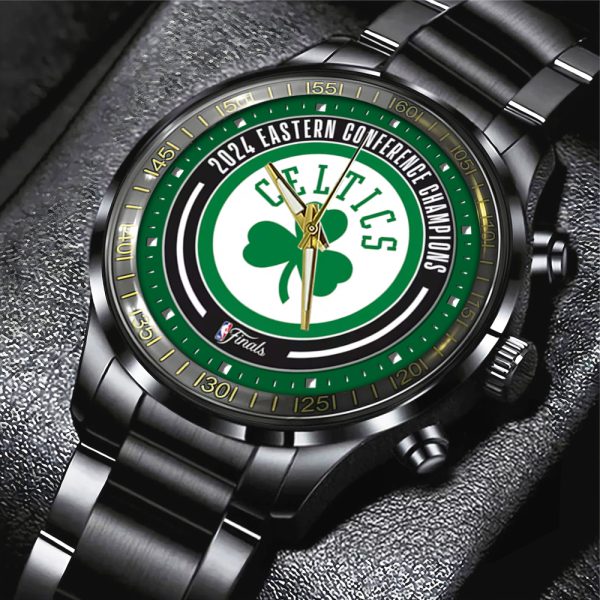 Boston Celtics Black Stainless Steel Watch - MAITM 6868