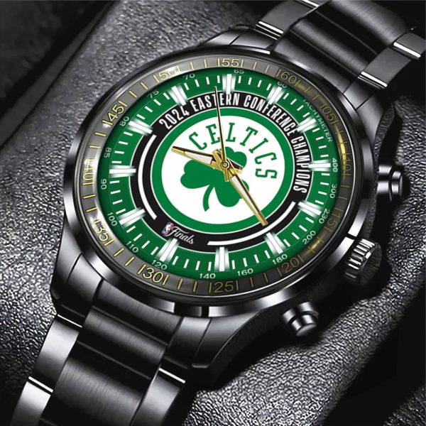 Boston Celtics Black Stainless Steel Watch - TANTN 6672