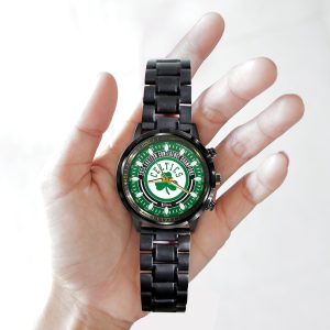 Boston Celtics Black Stainless Steel Watch - TANTN 6672