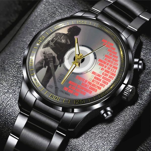 Bruce Springsteen Black Stainless Steel Watch - TANTN 6133