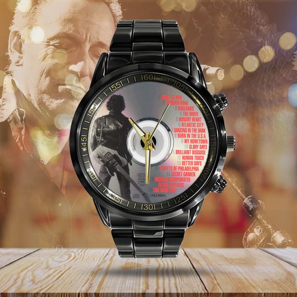 Bruce Springsteen Black Stainless Steel Watch - TANTN 6133