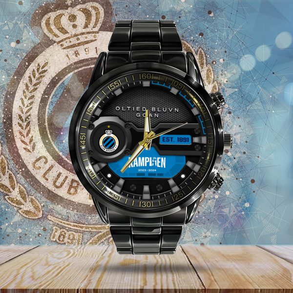 Club Brugge K.V. Black Stainless Steel Watch - ANHNV 4633