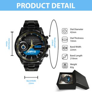 Club Brugge K.V. Black Stainless Steel Watch - ANHNV 4633