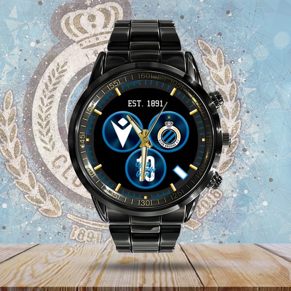 Club Brugge K.V. Black Stainless Steel Watch - ANHNV 4634