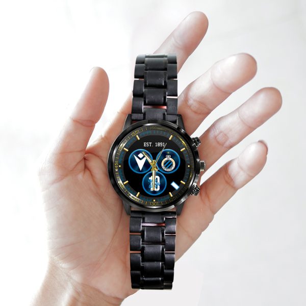 Club Brugge K.V. Black Stainless Steel Watch - ANHNV 4634