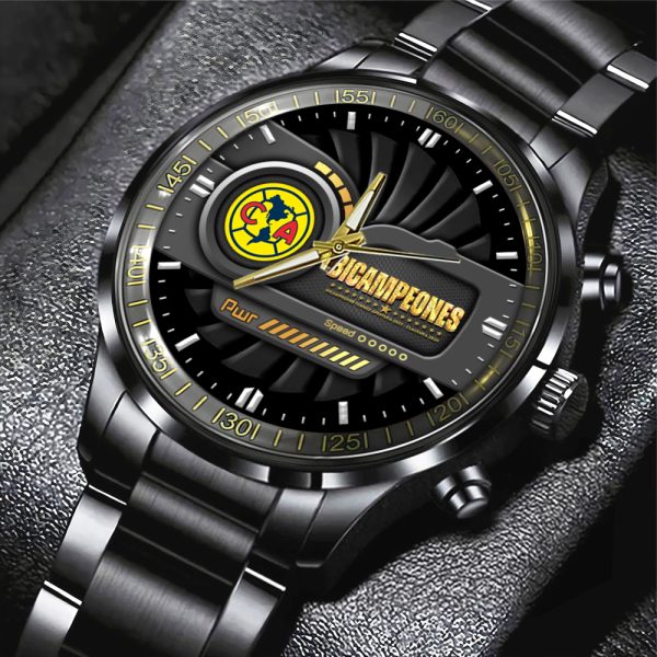 Club América Black Stainless Steel Watch - HOATT 5016