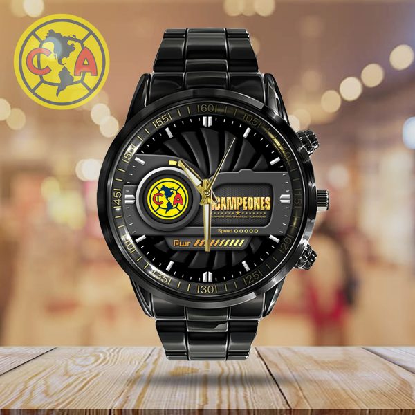 Club América Black Stainless Steel Watch - HOATT 5016