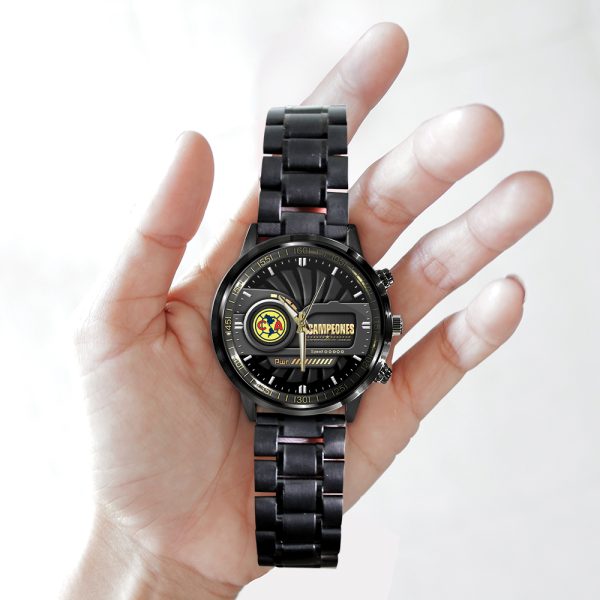 Club América Black Stainless Steel Watch - HOATT 5016