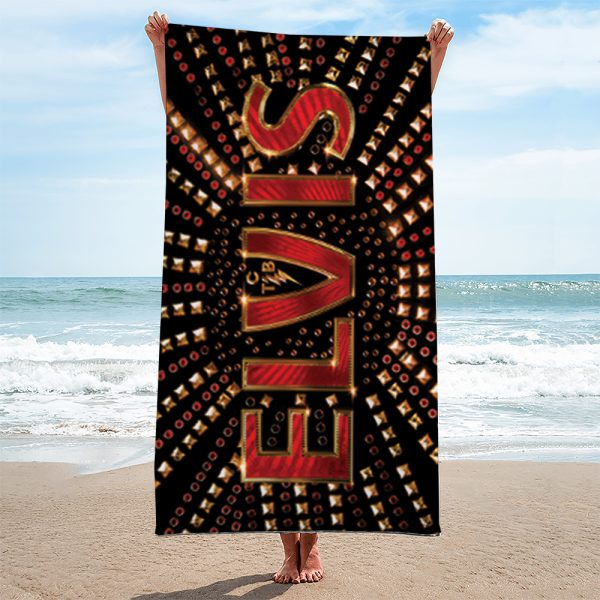 Elvis Presley Rectangle Beach Towel - TANTN 6219