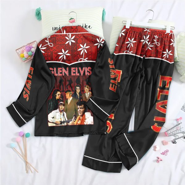 Elvis Presley Button Down Pajamas Set – HUANNM 5184.1