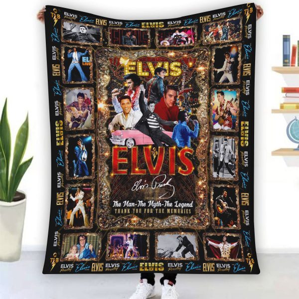 Elvis Presley Flannel Blanket - MAITM 6633