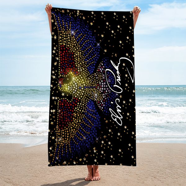 Elvis Presley Rectangle Beach Towel - MAITM 6688