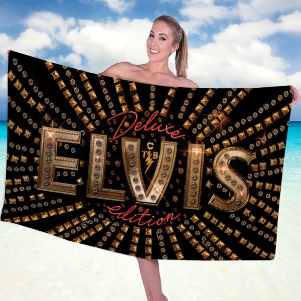 Elvis Presley Rectangle Beach Towel - TANTN 6217