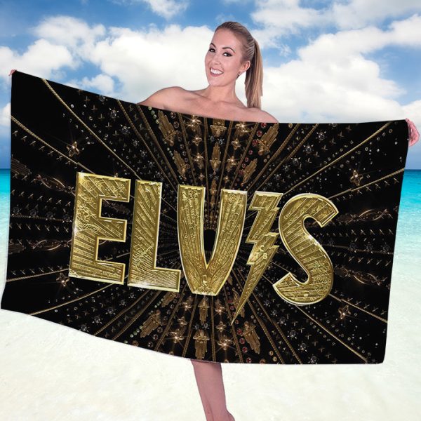 Elvis Presley Rectangle Beach Towel - TANTN 6218