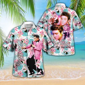 Elvis Presley 3D Hawaiian Shirt Shorts - GNE 391