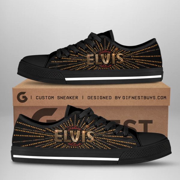 Elvis Presley Low Top Canvas Shoes - TANTN 6300