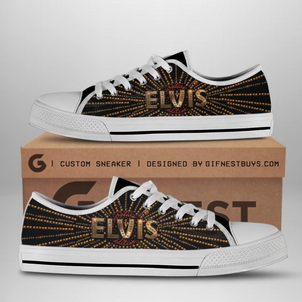 Elvis Presley Low Top Canvas Shoes - TANTN 6300