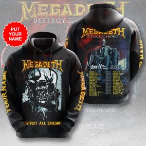 Personalized Megadeth Band 3D Apparel - HUANNM 4815