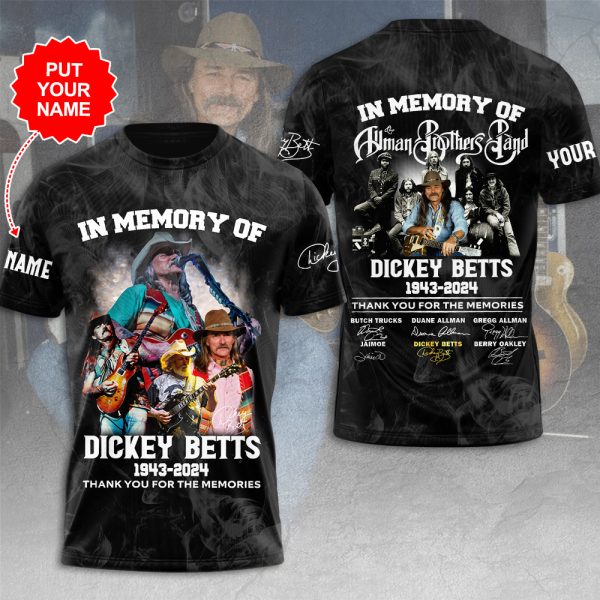 Personalized Dickey Betts 3D Apparel - HUANNM 4818