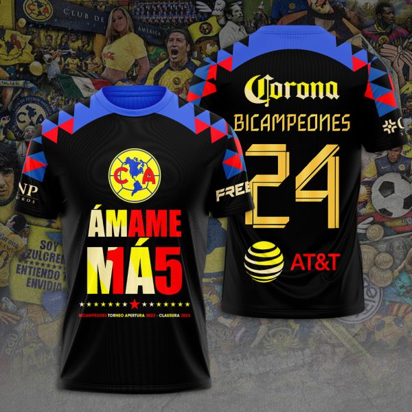 Club América 3D T-Shirt - HUANNM 5229