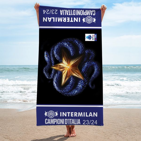 Inter Milan FC Rectangle Beach Towel - TANTN 6126