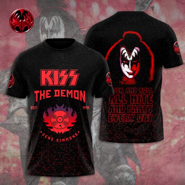 Kiss Band 3D Apparel - GNE 516