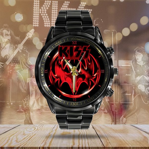 Kiss Band Black Stainless Steel Watch - GNE 409