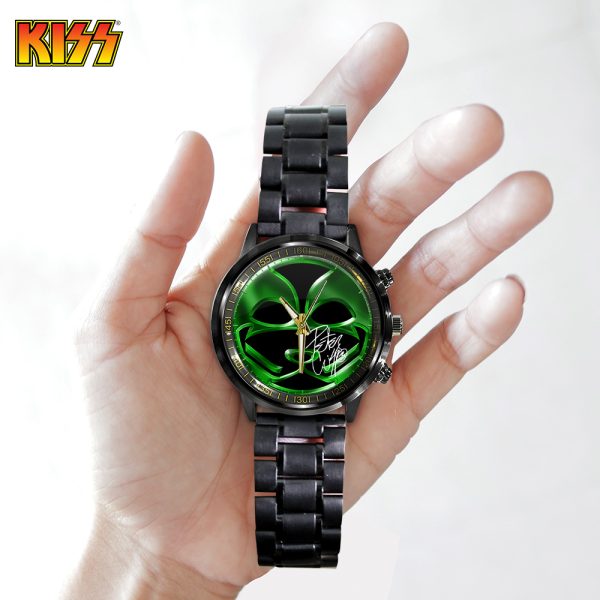 Kiss Band Black Stainless Steel Watch - GNE 440