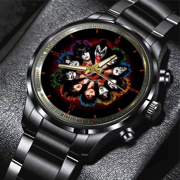 Kiss Band Black Stainless Steel Watch - MAITM 6764