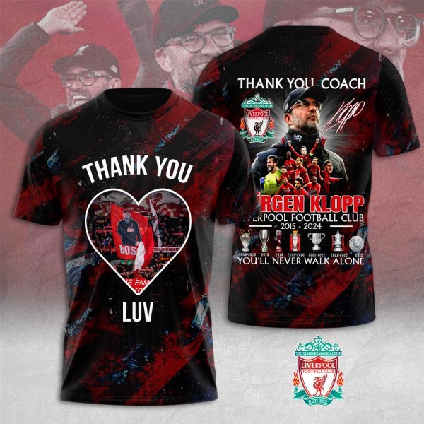 Liverpool x Jürgen Klopp 3D Apparel - HUANNM 5140