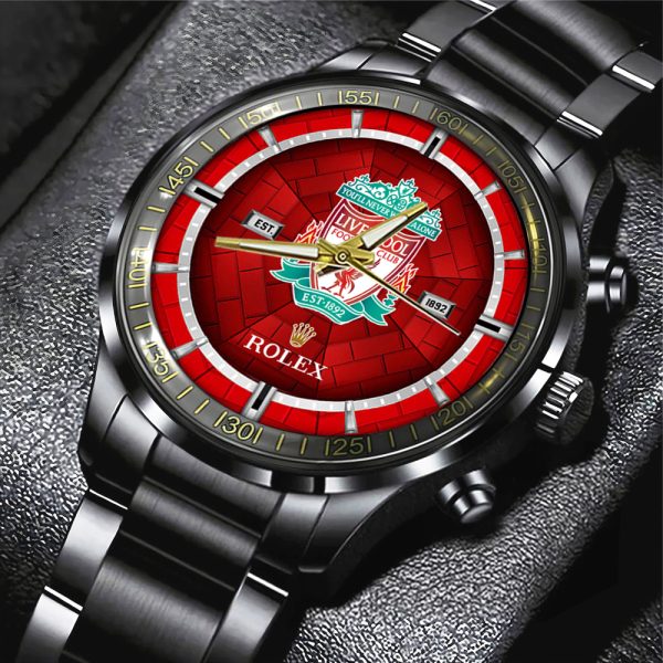 Liverpool x Rolex Black Stainless Steel Watch - MAITM 6796