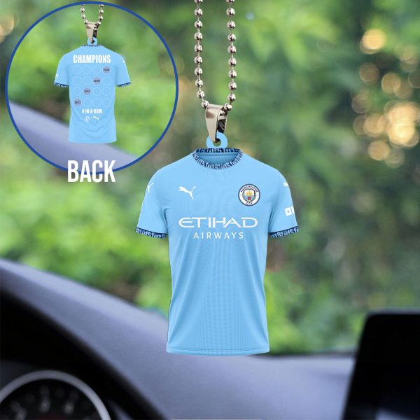 Manchester City Custom Shape 2-sided Acrylic Car Ornament - TANTN 6581